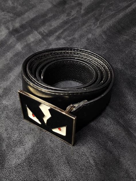 fendi monster belt price|Fendi belt silver buckle.